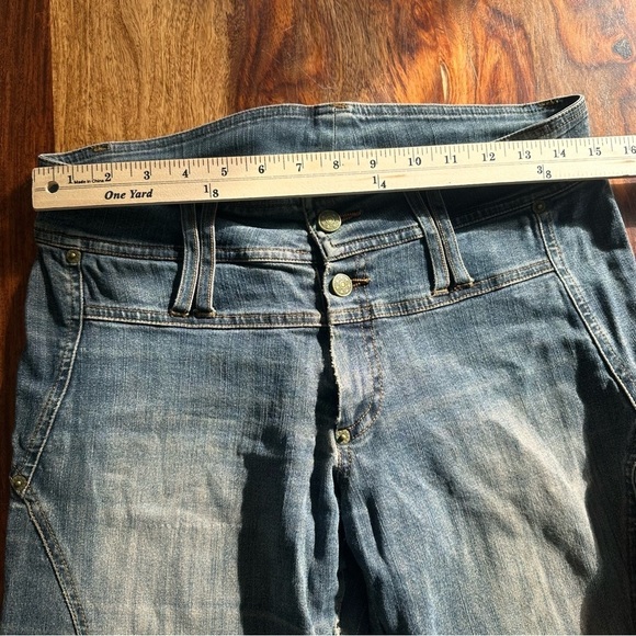 Bebe Jeans vintage Y2K 90s Jil Taille 42 Large Flare low rise - Picture 7 of 12